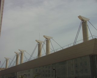 Photo du toit de la piscine Olympique